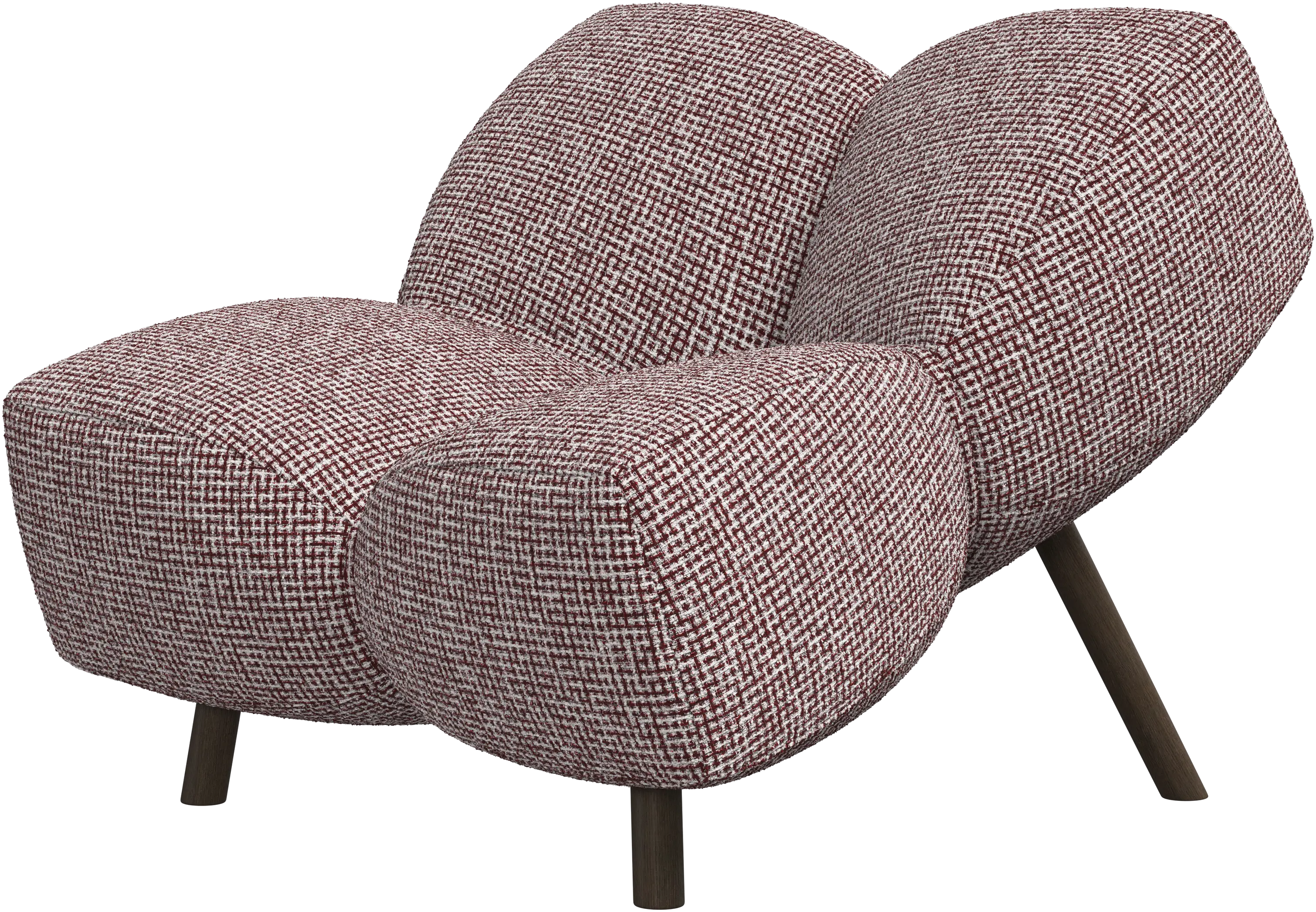 オレンジ365新同品40万BoConceptリビングチェア グレー デザイナーズチェア | 快適な椅子を購入 - レッド | ボーコンセプト